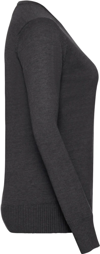 Damen V-Ausschnitt Strickpullover