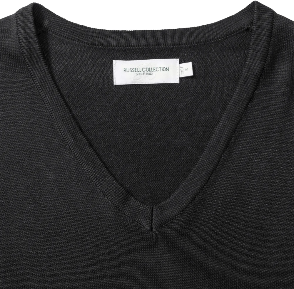 Damen V-Ausschnitt Strickpullover
