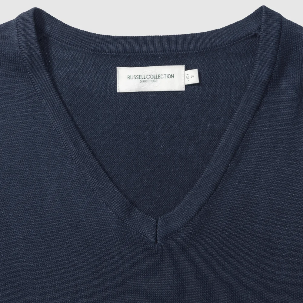 Damen V-Ausschnitt Strickpullover