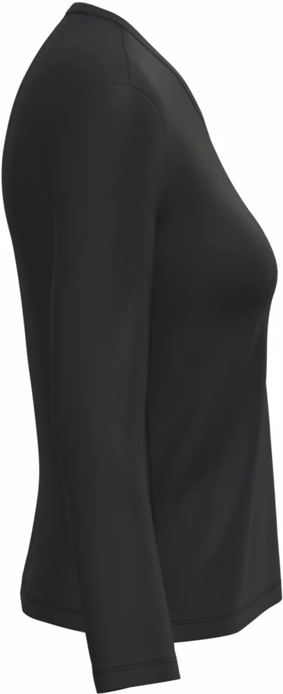 Damen V-Ausschnitt T-Shirt langarm
