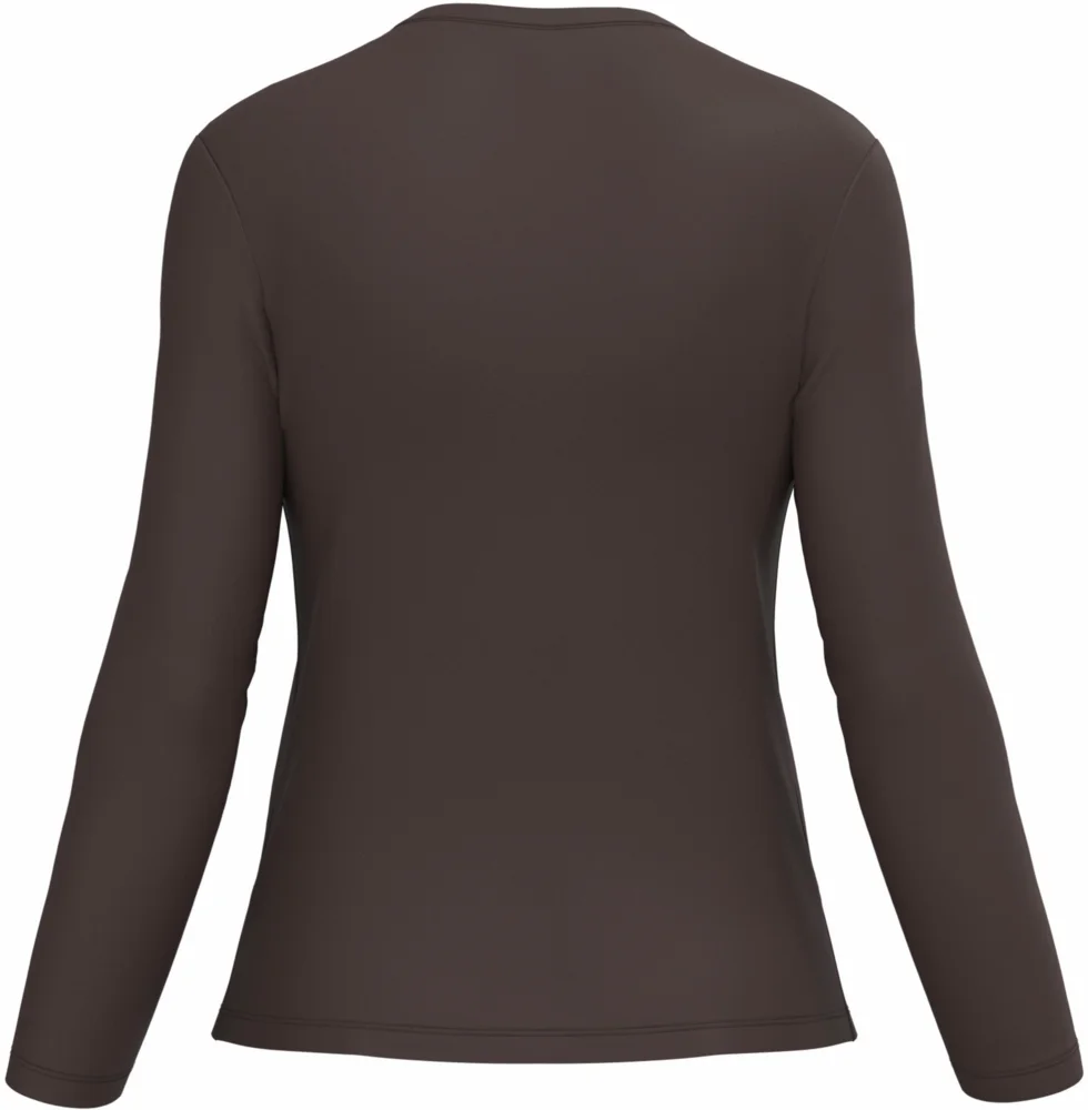 Damen V-Ausschnitt T-Shirt langarm