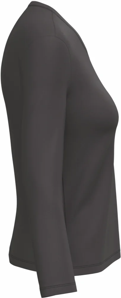 Damen V-Ausschnitt T-Shirt langarm