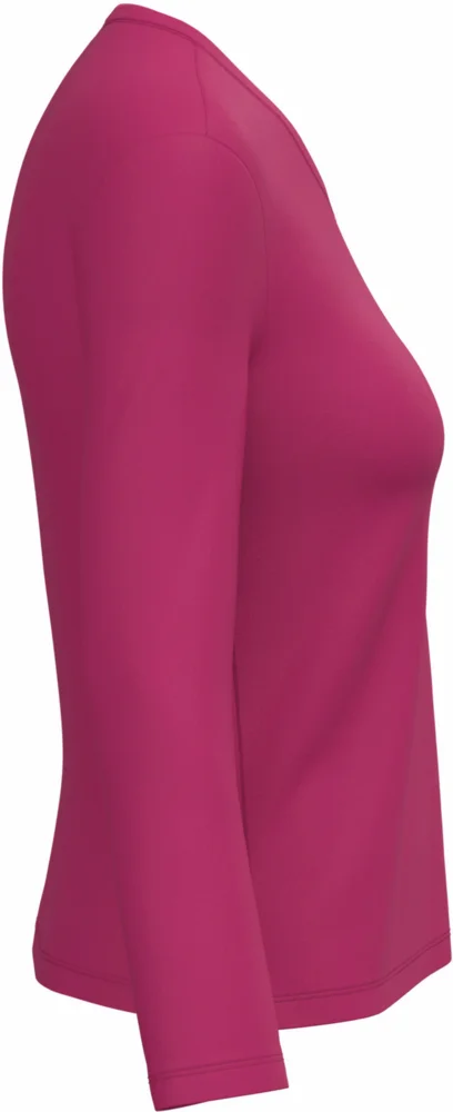 Damen V-Ausschnitt T-Shirt langarm