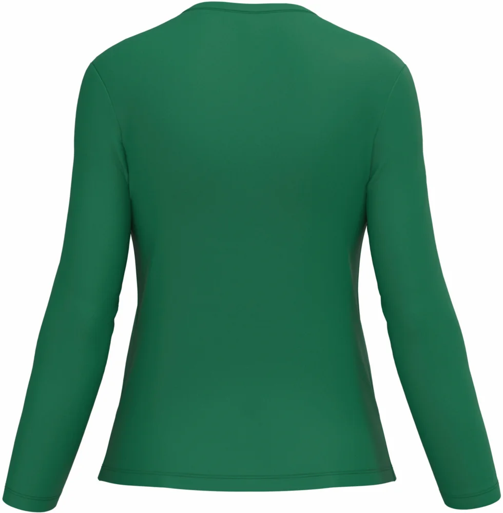 Damen V-Ausschnitt T-Shirt langarm