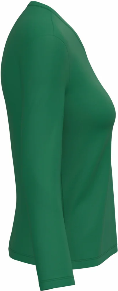 Damen V-Ausschnitt T-Shirt langarm