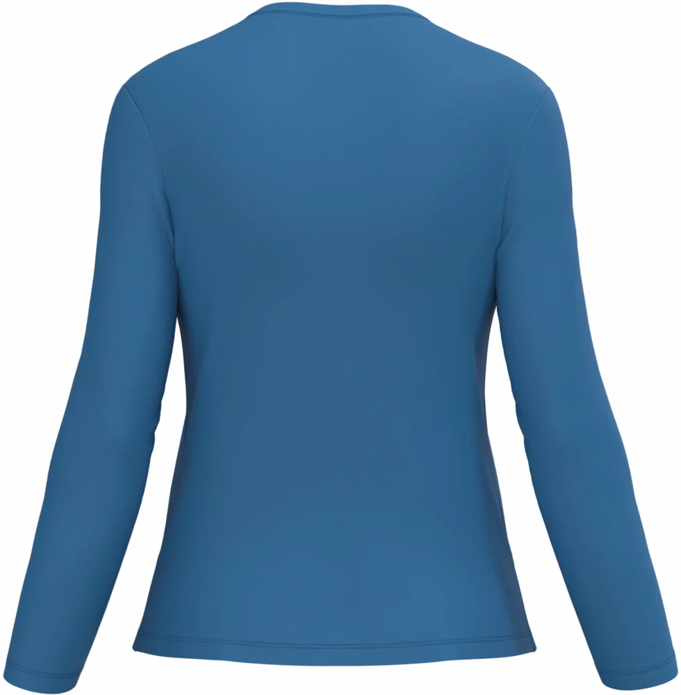 Damen V-Ausschnitt T-Shirt langarm