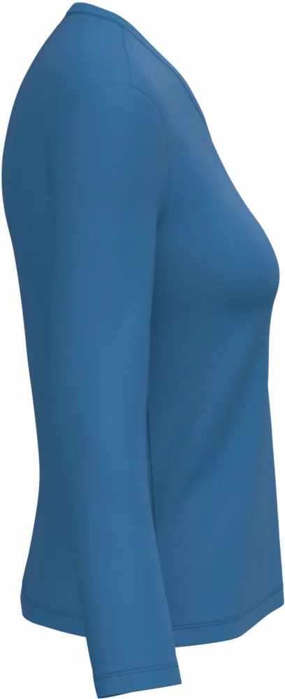 Damen V-Ausschnitt T-Shirt langarm