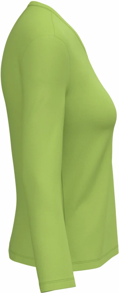 Damen V-Ausschnitt T-Shirt langarm