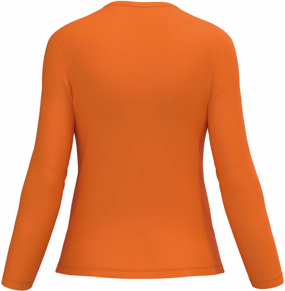 Damen V-Ausschnitt T-Shirt langarm