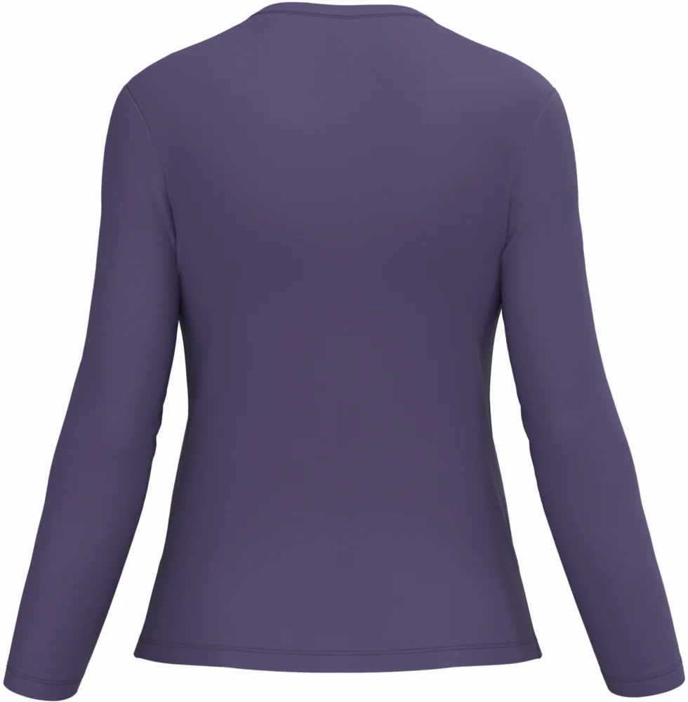 Damen V-Ausschnitt T-Shirt langarm