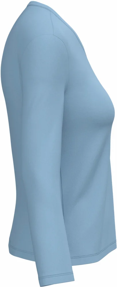Damen V-Ausschnitt T-Shirt langarm