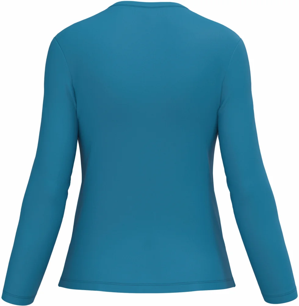 Damen V-Ausschnitt T-Shirt langarm