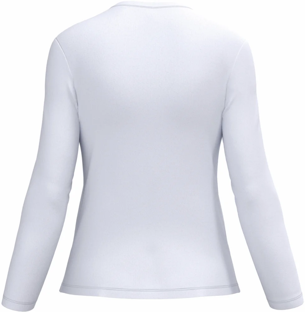 Damen V-Ausschnitt T-Shirt langarm