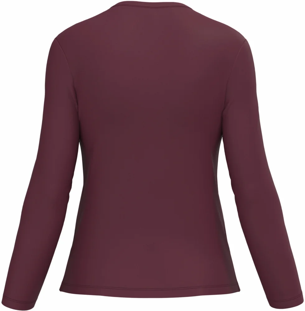 Damen V-Ausschnitt T-Shirt langarm