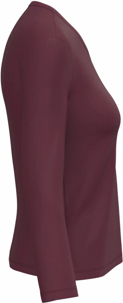Damen V-Ausschnitt T-Shirt langarm