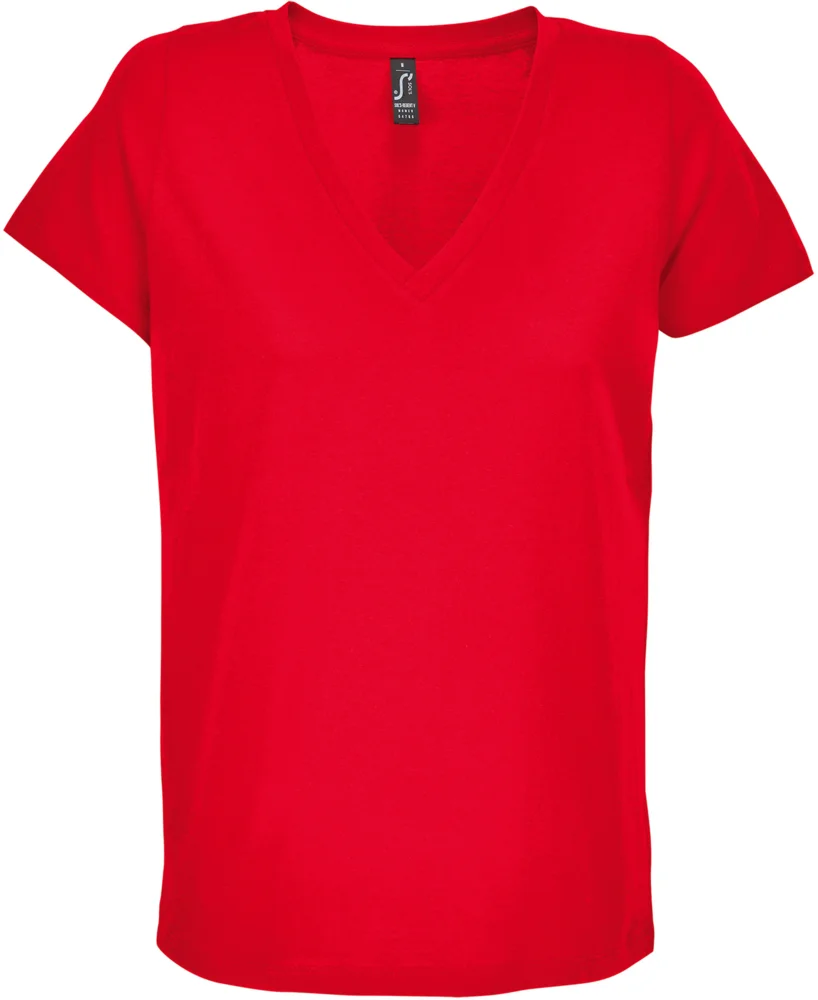 Damen V-Ausschnitt T-Shirt