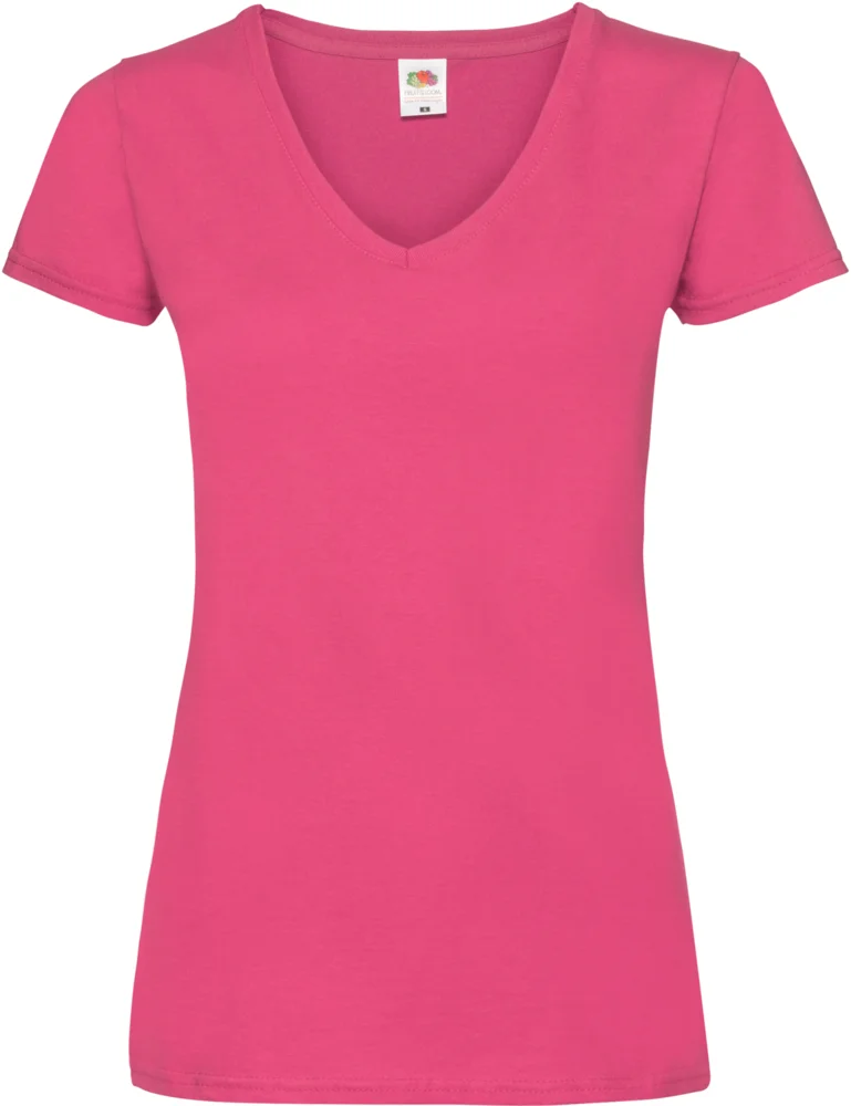 Damen V-Ausschnitt T-Shirt