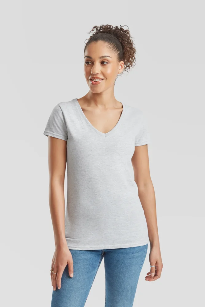 Damen V-Ausschnitt T-Shirt