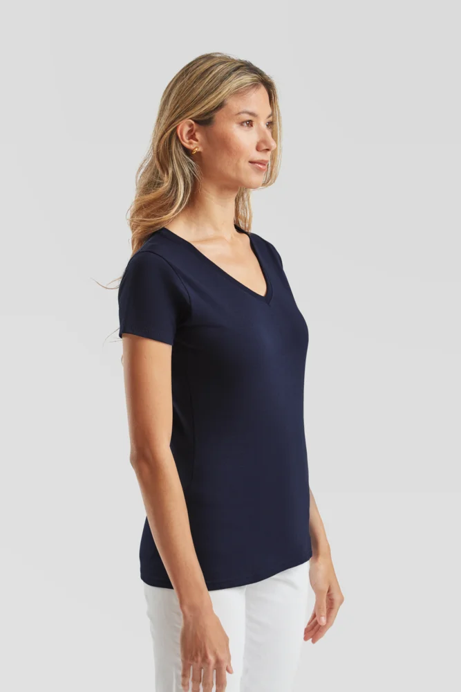 Damen V-Ausschnitt T-Shirt