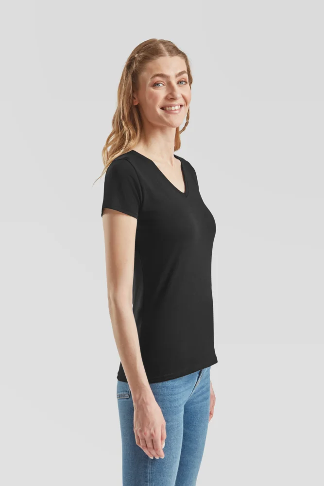 Damen V-Ausschnitt T-Shirt