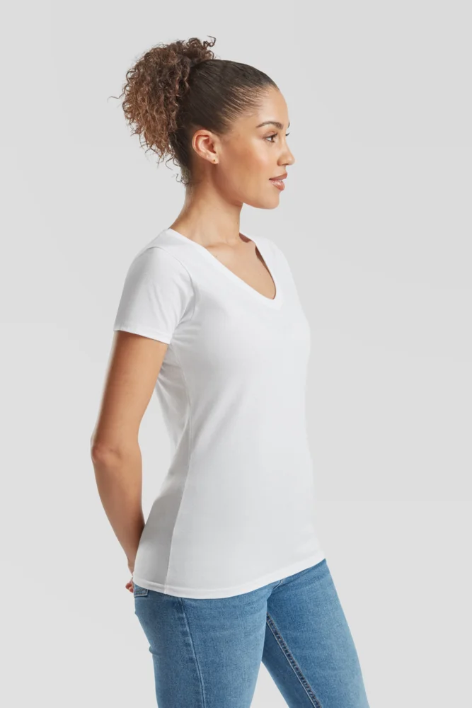 Damen V-Ausschnitt T-Shirt