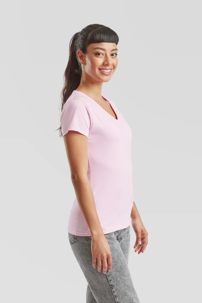 Damen V-Ausschnitt T-Shirt