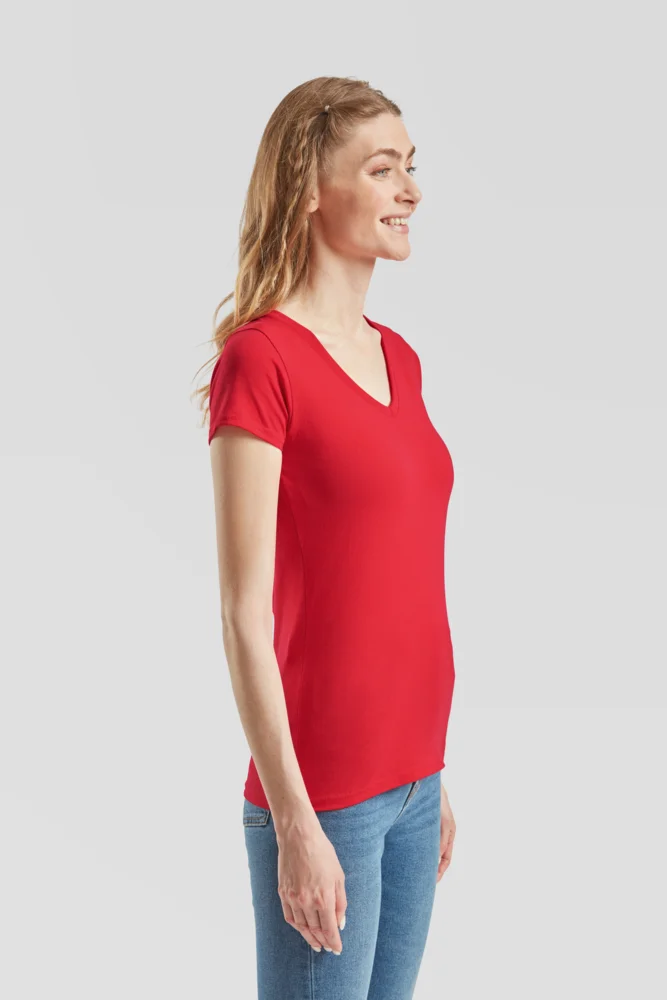 Damen V-Ausschnitt T-Shirt