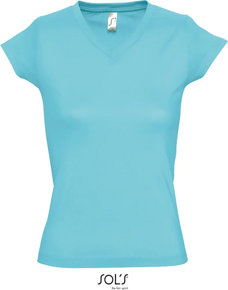 Damen V-Ausschnitt T-Shirt