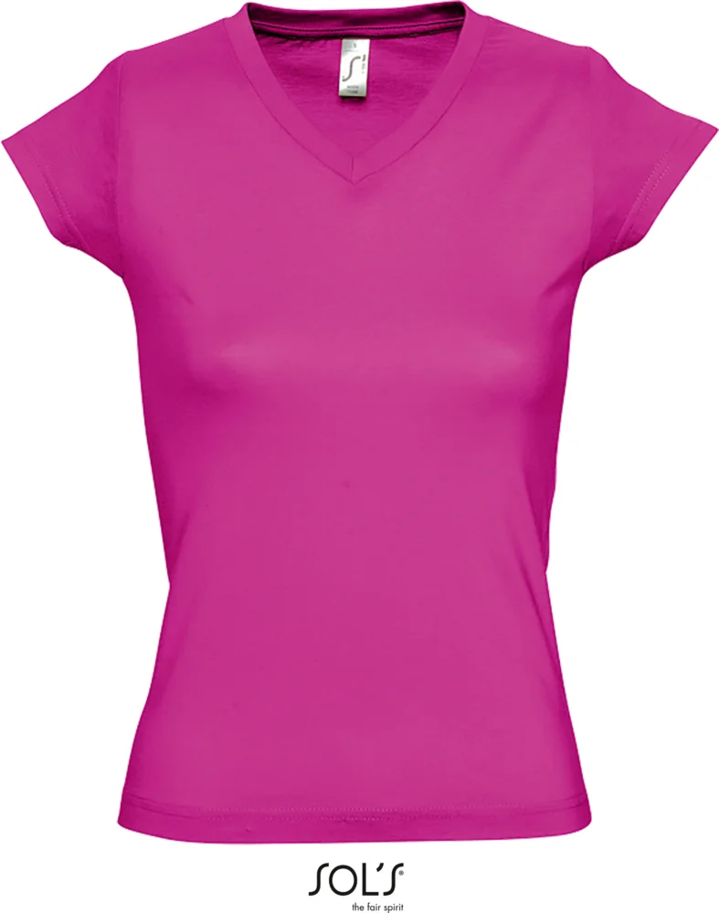 Damen V-Ausschnitt T-Shirt