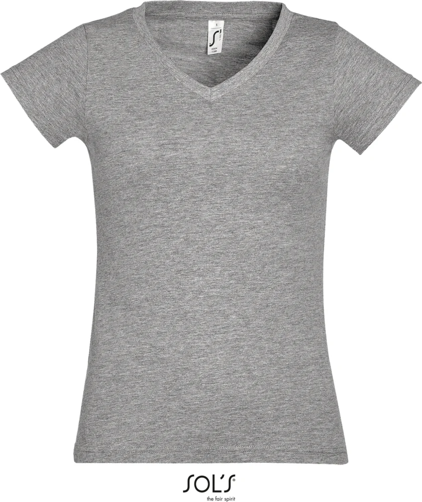 Damen V-Ausschnitt T-Shirt