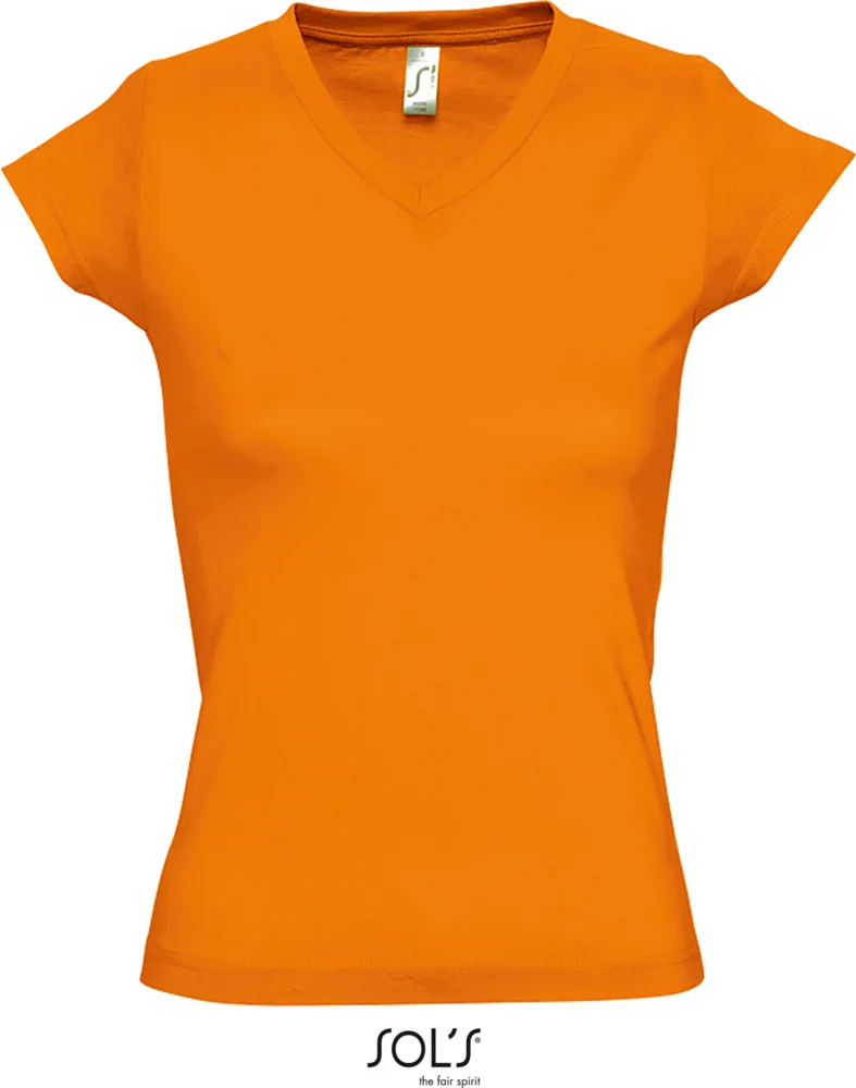 Damen V-Ausschnitt T-Shirt