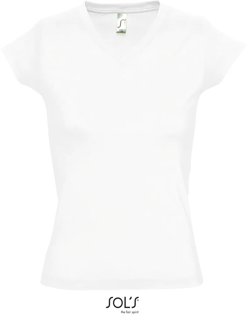 Damen V-Ausschnitt T-Shirt