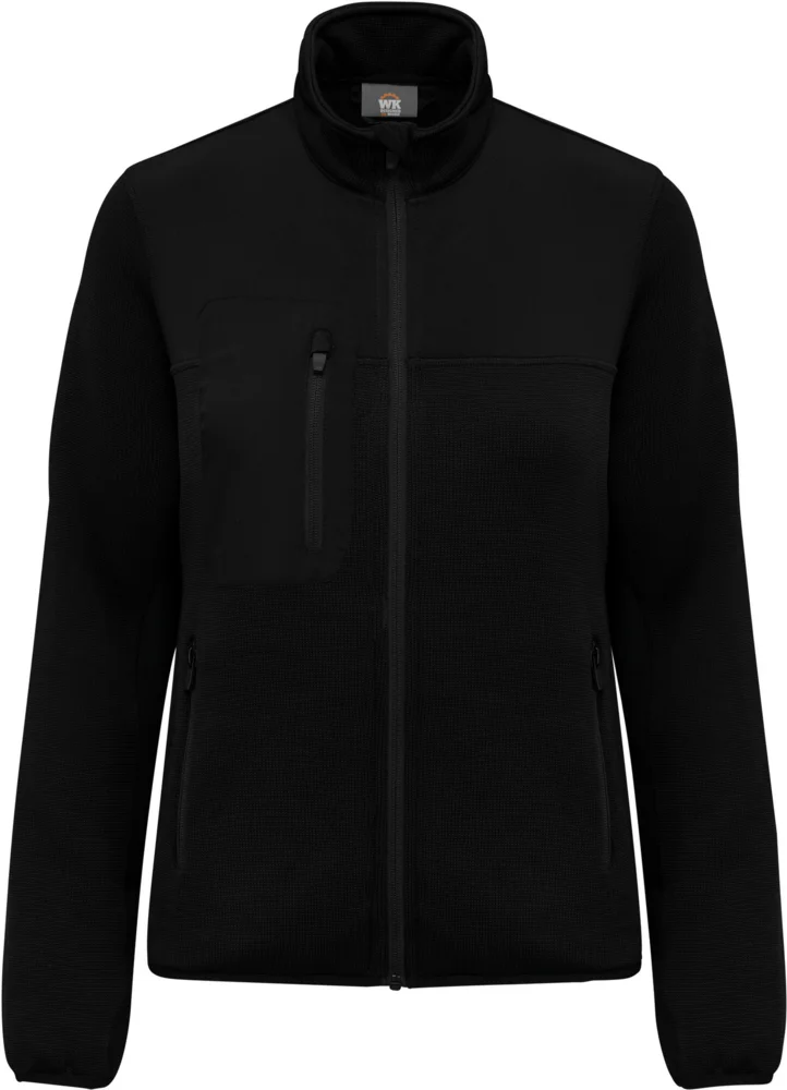 Damen Workwear Strickfleece Jacke