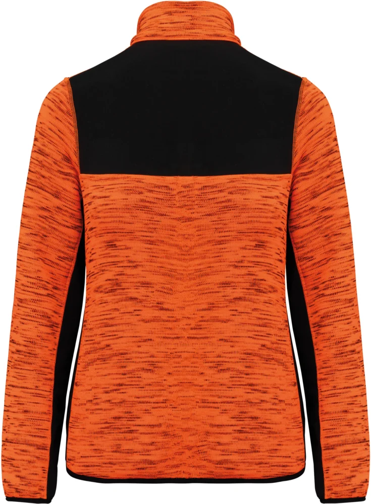 Damen Workwear Strickfleece Jacke