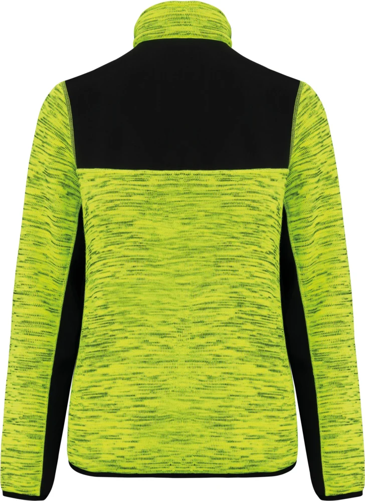 Damen Workwear Strickfleece Jacke