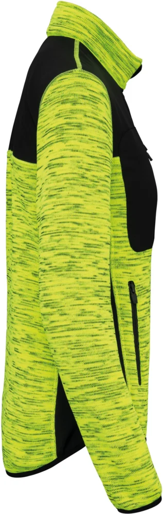 Damen Workwear Strickfleece Jacke