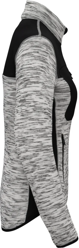 Damen Workwear Strickfleece Jacke