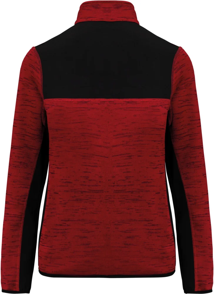 Damen Workwear Strickfleece Jacke