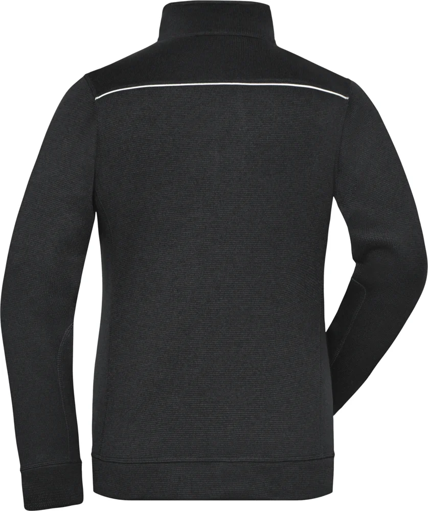 Damen Workwear Strickfleece Jacke - Solid
