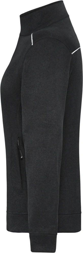 Damen Workwear Strickfleece Jacke - Solid