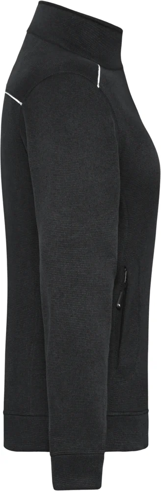 Damen Workwear Strickfleece Jacke - Solid