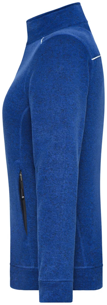 Damen Workwear Strickfleece Jacke - Solid
