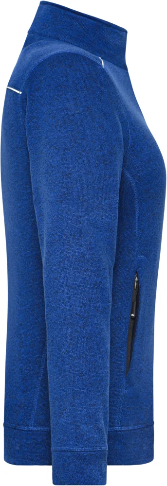 Damen Workwear Strickfleece Jacke - Solid