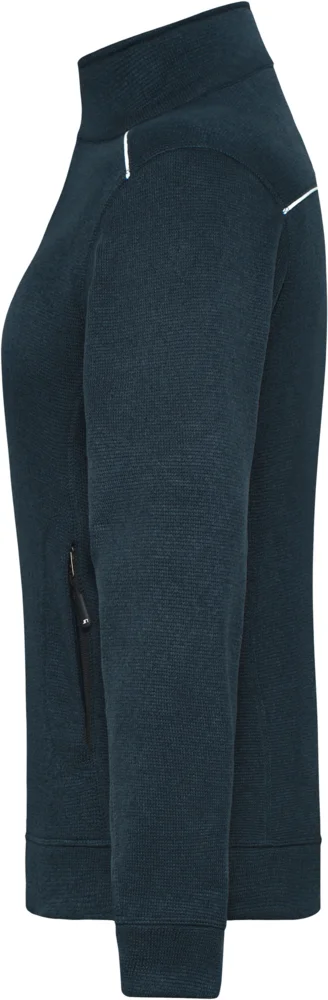 Damen Workwear Strickfleece Jacke - Solid