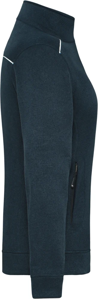 Damen Workwear Strickfleece Jacke - Solid