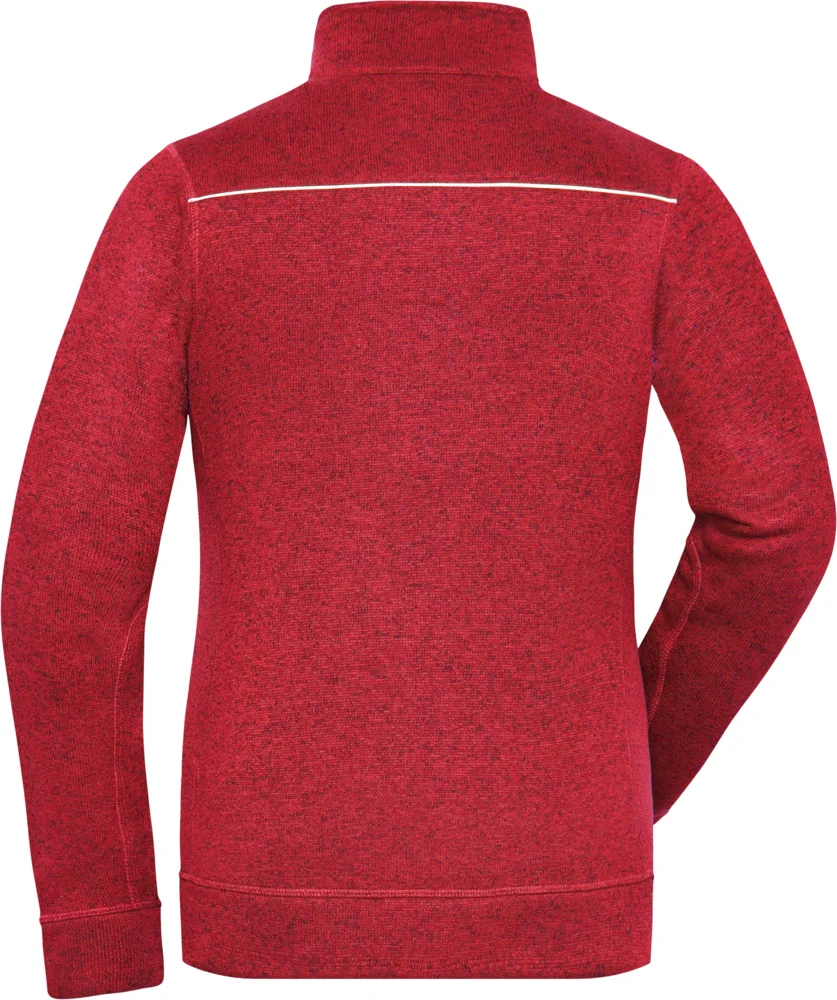 Damen Workwear Strickfleece Jacke - Solid
