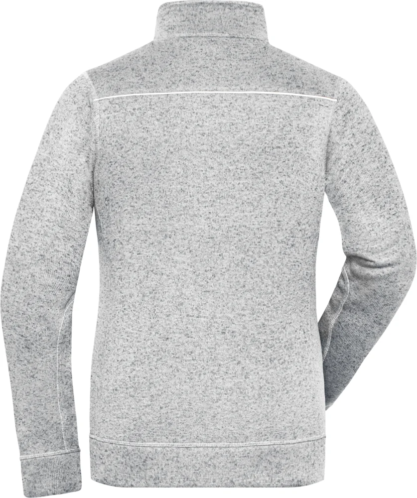 Damen Workwear Strickfleece Jacke - Solid