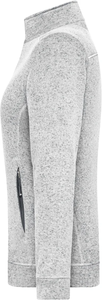 Damen Workwear Strickfleece Jacke - Solid