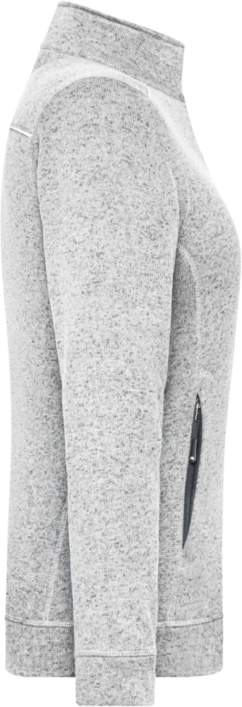 Damen Workwear Strickfleece Jacke - Solid