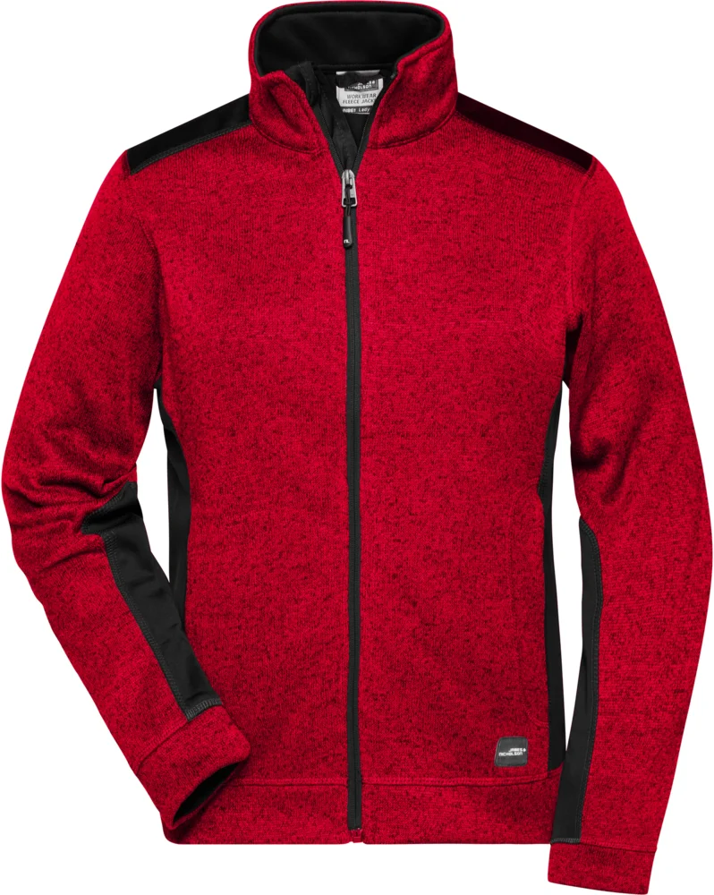 Damen Workwear Strickfleece Jacke - Strong